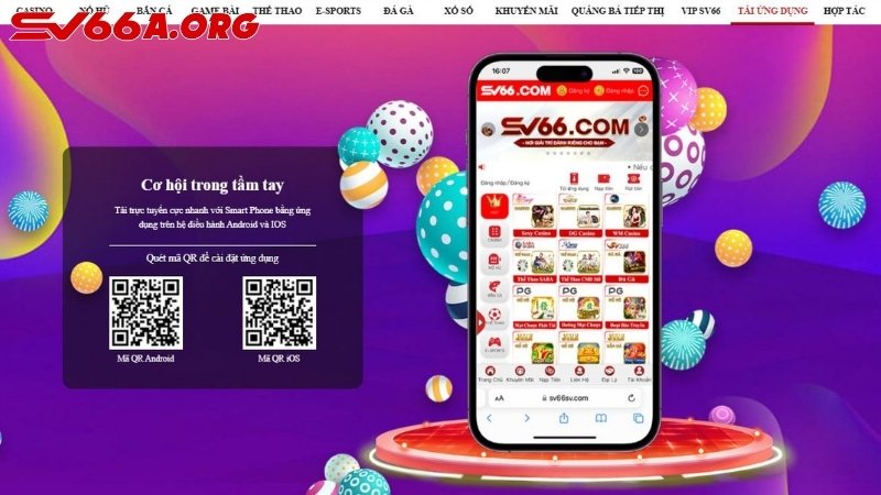 Hướng dẫn tải app SV66 cho Android & iOS