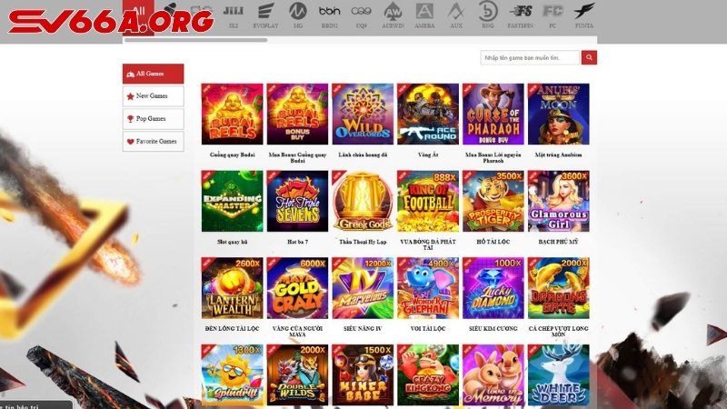 Những tựa game slot hot nhất tại SV66