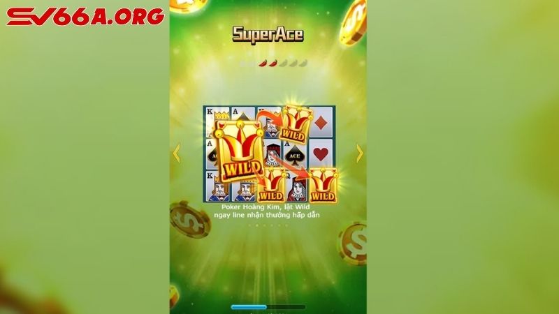 Siêu Cấp ACE SV66 thiết kế theo 5 hàng 5 cột