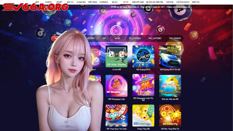 Xổ số SV66: Vận may bùng nổ, cược là trúng